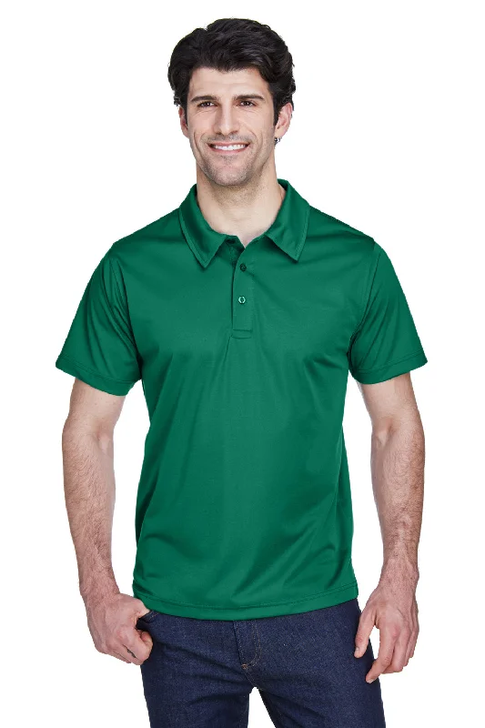 Value Deals Team 365 Mens Command Performance Moisture Wicking Short Sleeve Polo Shirt - Forest Green Value Deals Team 365 Mens Command Performance Moisture Wicking Short Sleeve Polo Shirt - Forest Green
