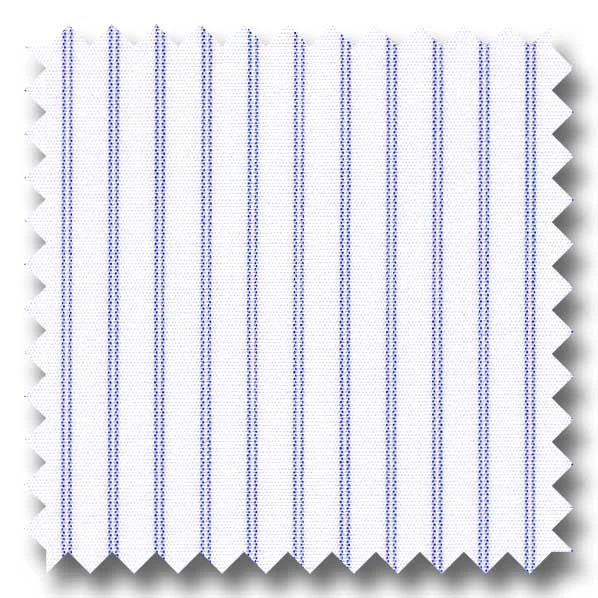 Limited Supply Blue Stripe 2Ply Broadcloth - Custom Dress Shirt