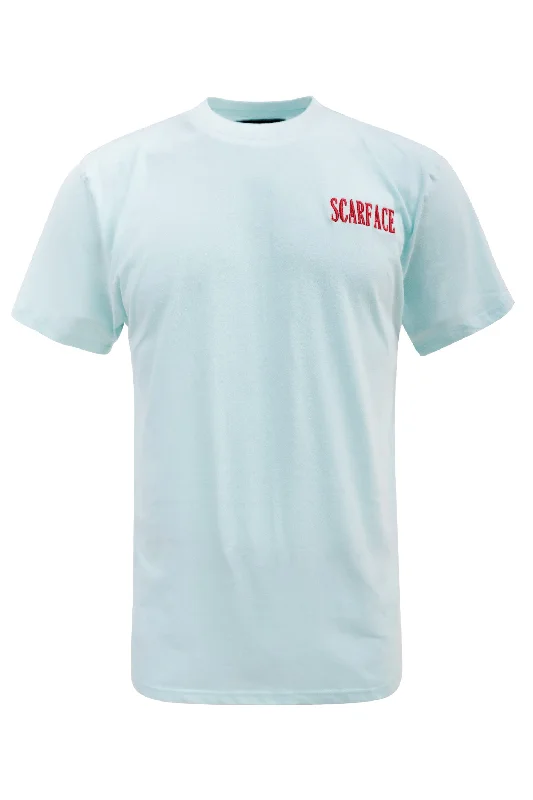 Best Deals Men's Scarface Chest Embroidery Graphic T-Shirt