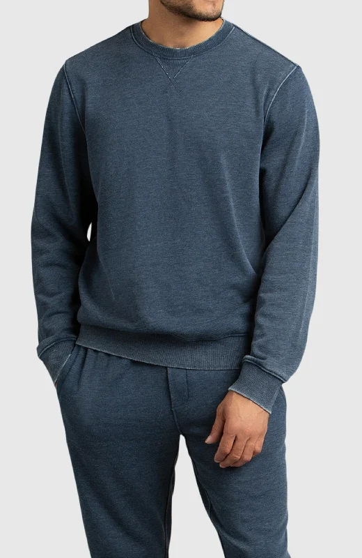 Value Pack Navy Blue Fleece Crewneck Sweatshirt
