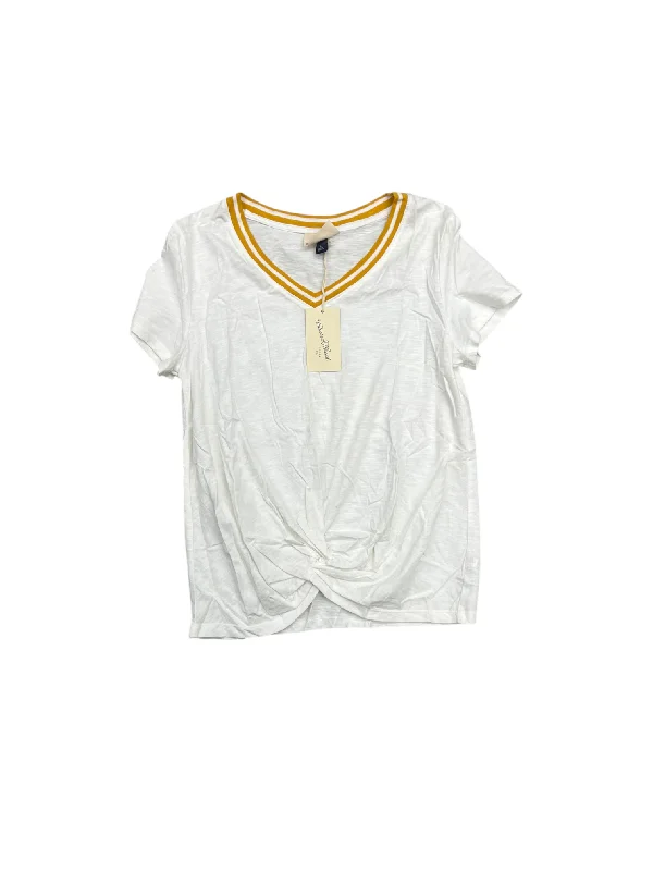 Early Access Top Short Sleeve By Universal Thread In White, Size: S