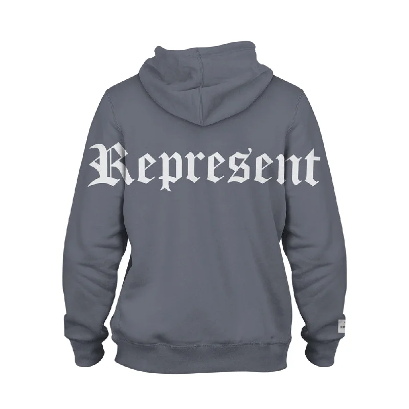 Super Bargain XLARGE Premium Fashion Heavy Hoodie [SPACE GREY] STOP FOR NOTHING SERIES