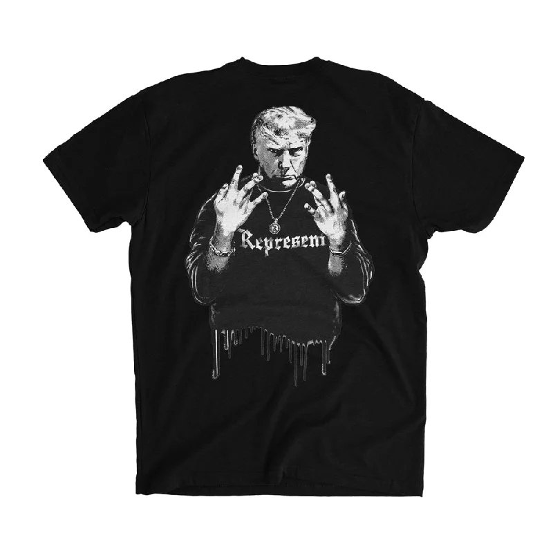 Quick Deals TRUMP Gangster Signature Tee [BLACK]