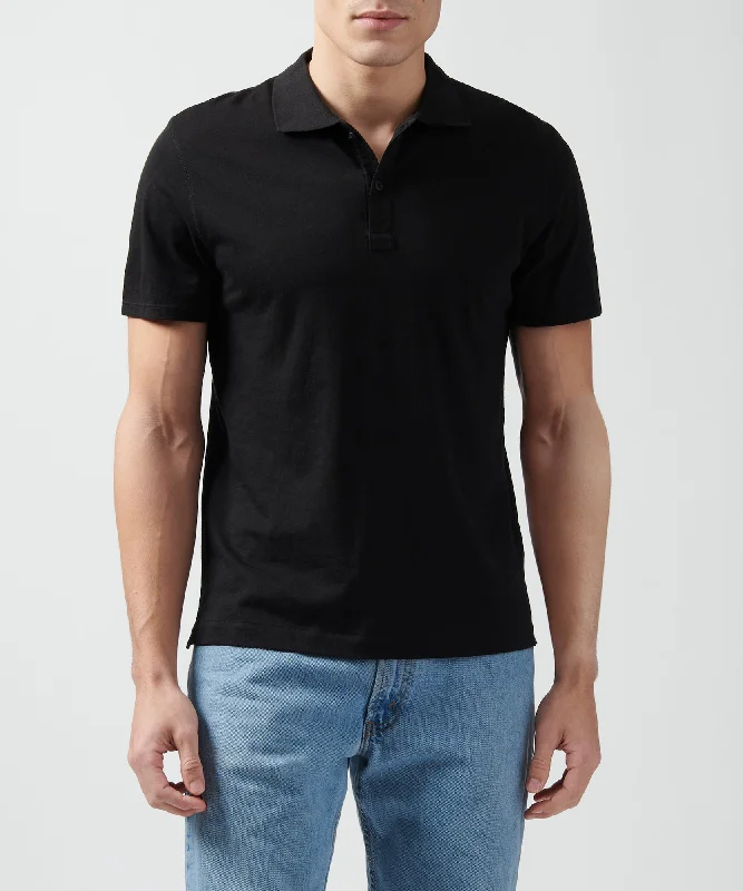 Super Deal Classic Jersey Polo - Black