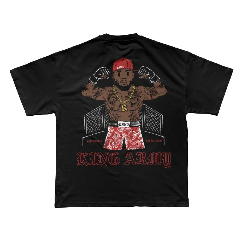 The Best Deal Bobby 'KING' Green KING ARMY Ultra Premium Tee [BLACK]  UFC 304 FIGHT CAPSULE