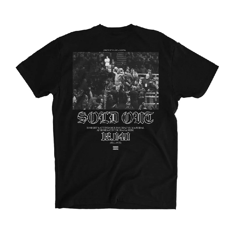 Act Fast Nate Diaz Commemorative "Sold Out" Signature Tee [BLACK] LIMITED EDITION