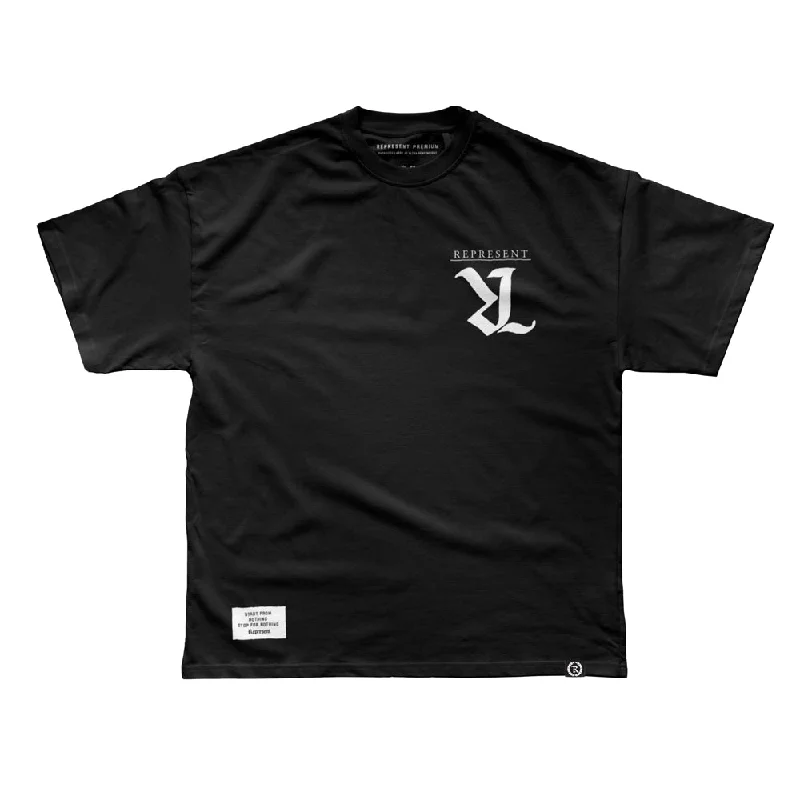 Lowest Prices Upside Down Premium Heavy Tee [BLACK] STOP FOR NOTHING SERIES