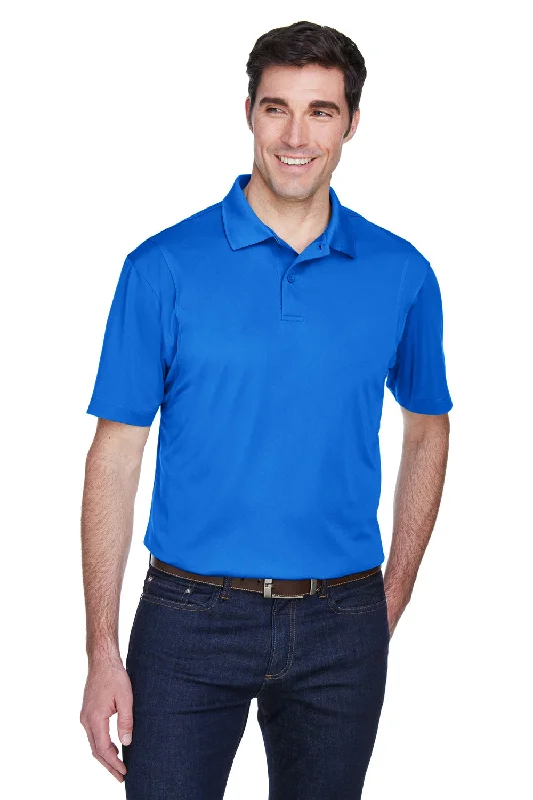 Exclusive Offers Harriton Mens Moisture Wicking Short Sleeve Polo Shirt - True Royal Blue - Closeout