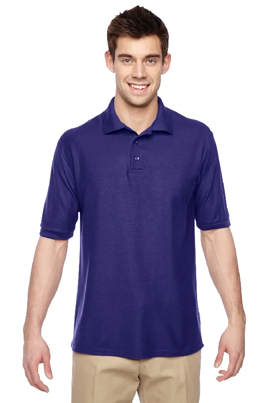 Can't Be Beat Jerzees Mens Easy Care Moisture Wicking Short Sleeve Polo Shirt - Deep Purple - Closeout Can't Be Beat Jerzees Mens Easy Care Moisture Wicking Short Sleeve Polo Shirt - Deep Purple - Closeout