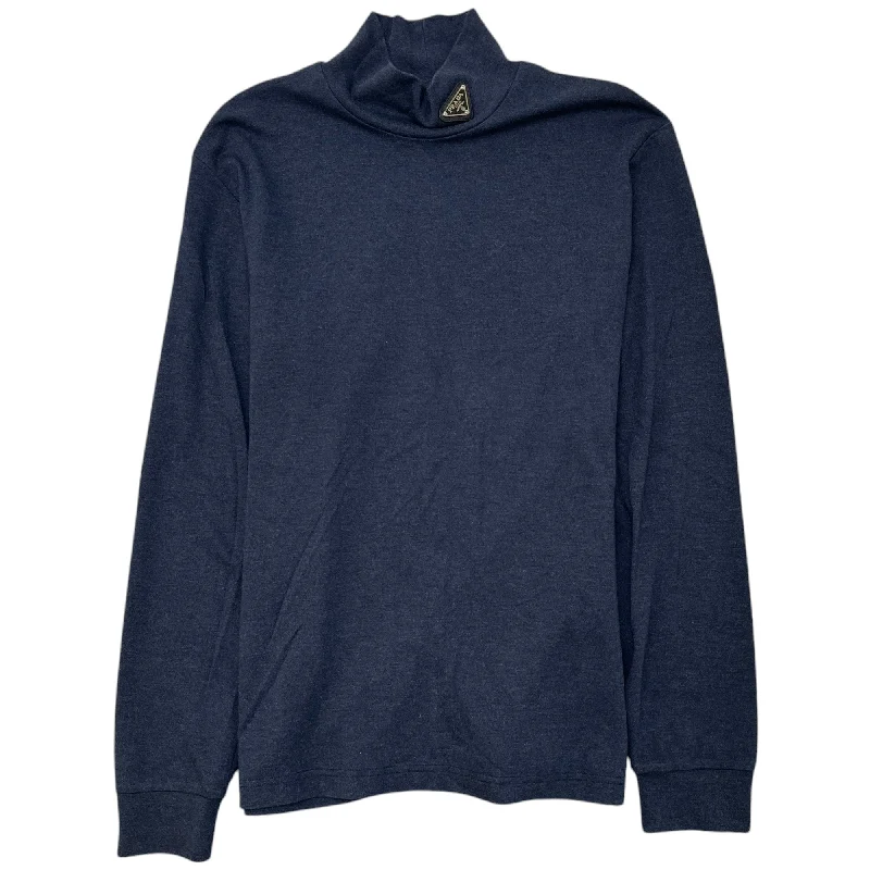 Weekend Specials to Love Men's Plaque Logo Long Sleeve T-Shirt Navy Size L