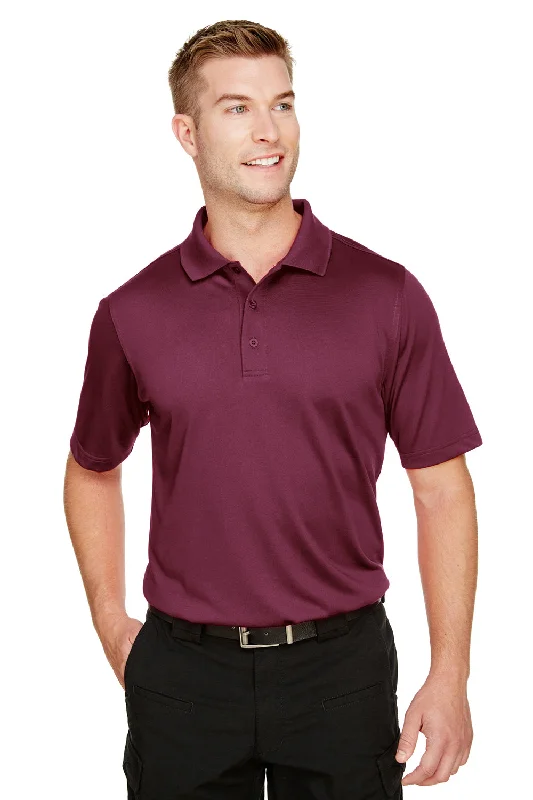 Incredible Offers Harriton Mens Advantage Performance Moisture Wicking Short Sleeve Polo Shirt - Maroon