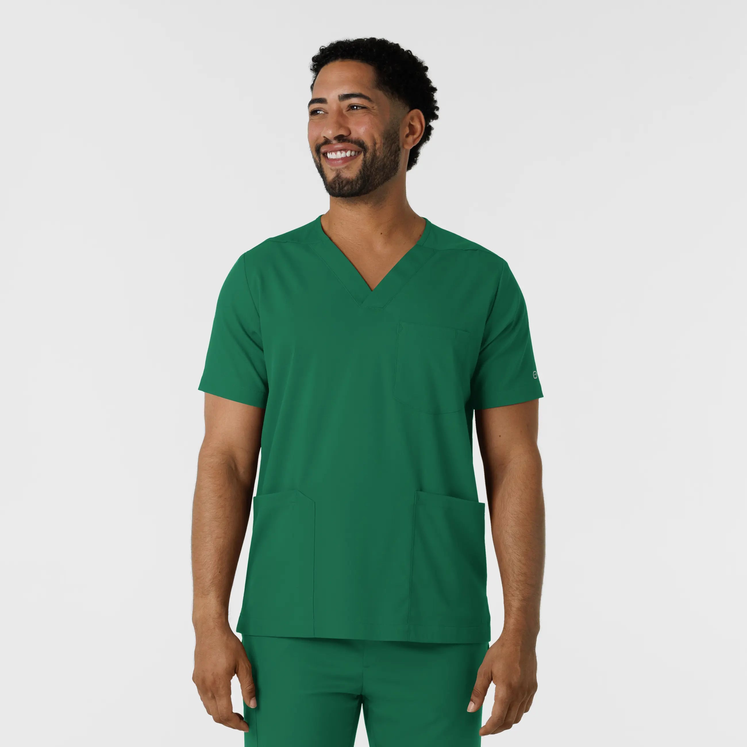 Extra Discounts Wink Men's Multi Pocket V-Neck Scrub Top - Hunter
