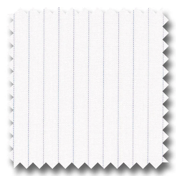 Midnight Madness Light Blue Stripe 2Ply Broadcloth - Custom Dress Shirt
