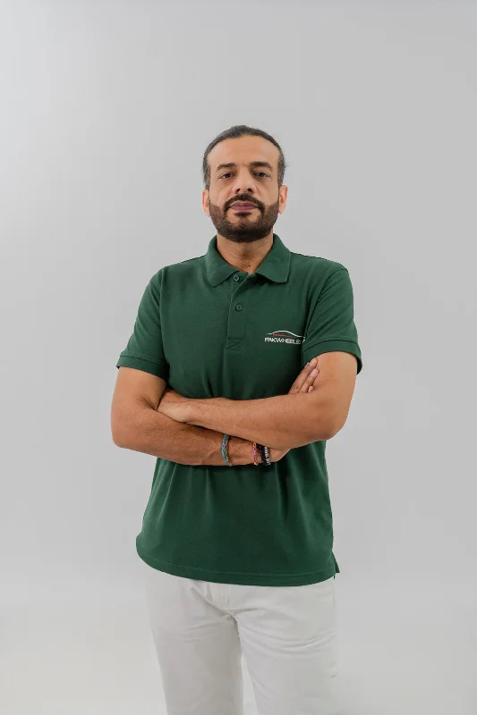 One-Day Only Polo Republica Men's PakWheels YZF Printed Short Sleeve Polo Shirt