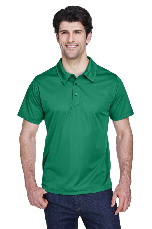 Take Advantage Team 365 Mens Command Performance Moisture Wicking Short Sleeve Polo Shirt - Kelly Green Take Advantage Team 365 Mens Command Performance Moisture Wicking Short Sleeve Polo Shirt - Kelly Green