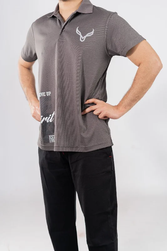 Great Bargains Polo Republica Men's Keep Spirit Printed Activewear Polo Shirt