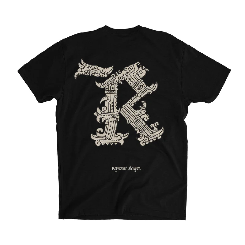 Unbeatable Prices Azteca 'R' Signature Tee [BLACK] LIMITED MEXICO EDITION