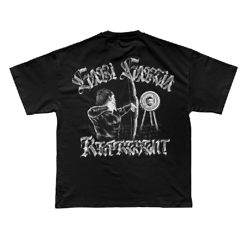 Price Drop Gabi Garcia 'Target Practice' Premium Ultra Heavy Tee [BLACK] LIMITED EDITION