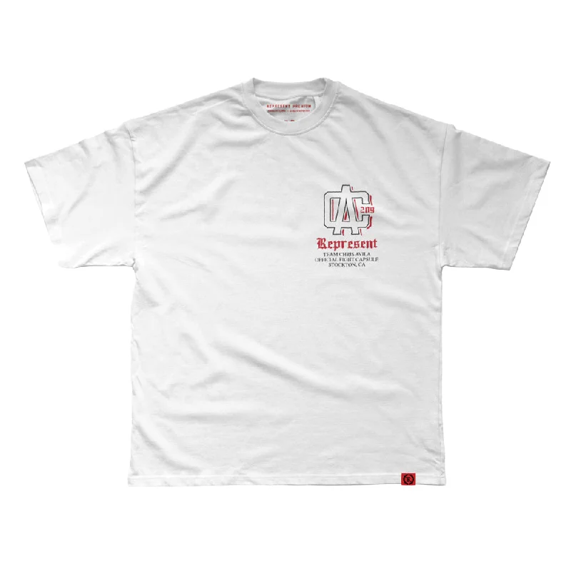 Major Deal Chris Avila July 6th MMXXIV Premium Heavy Tee [WHITE] OFFICIAL FIGHT CAPSULE