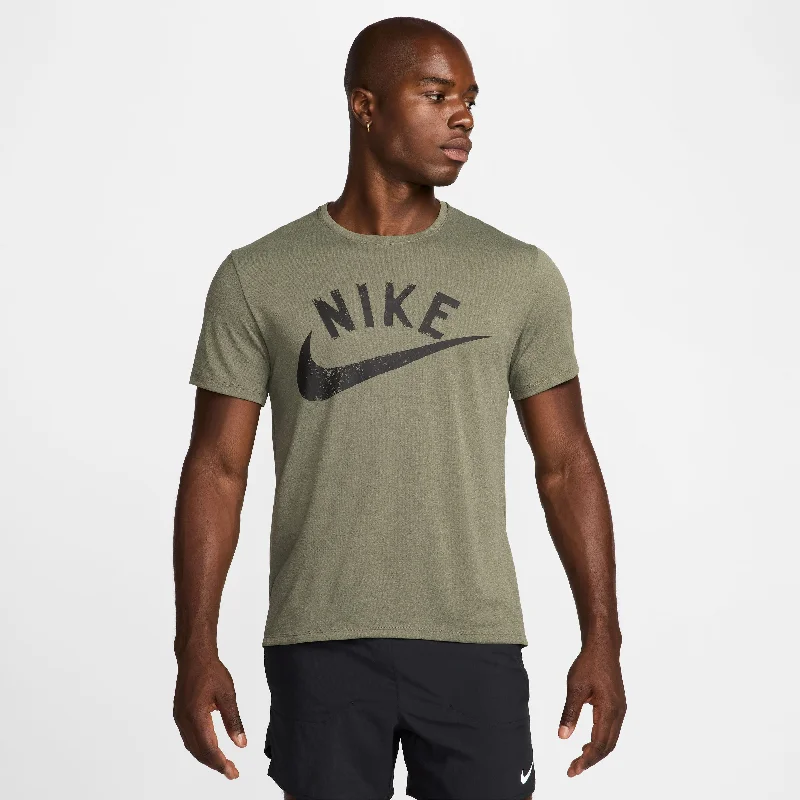 New Arrival Men's Miler Swoosh Short Sleeve Running Top