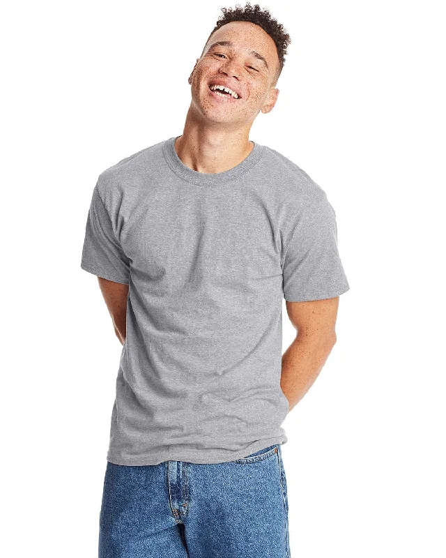 Closeout Deal Hanes Beefy-T T-Shirt | Light Steel