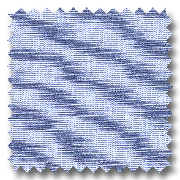 Act Fast Blue Solid 2Ply Broadcloth - Custom Dress Shirt
