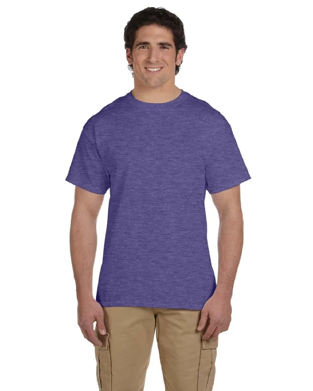 Reduced Price Fruit of the Loom 100% Cotton T-Shirt | Retro Hth Purp