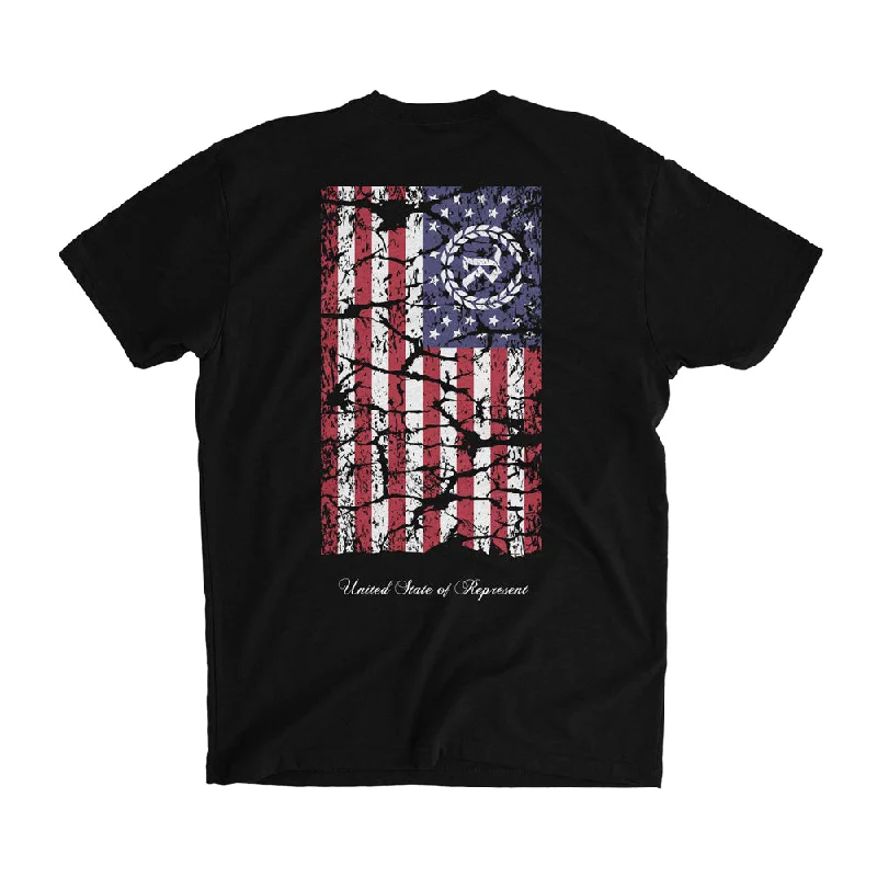 Shop the Weekend Away United State of Represent Signature Tee [BLACK] 4TH OF JULY MMXXIV