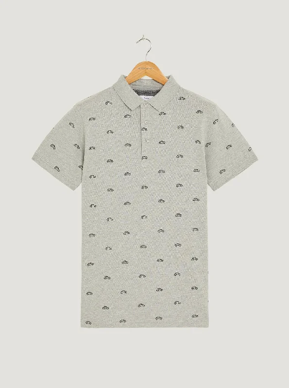 Online Deal Morris Polo - Grey Marl