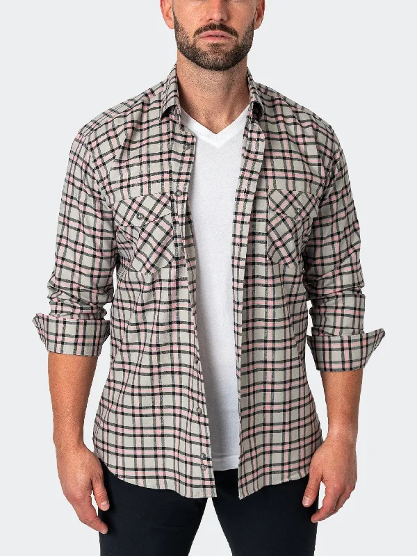 Huge Savings Flannel PlaidPink Grey
