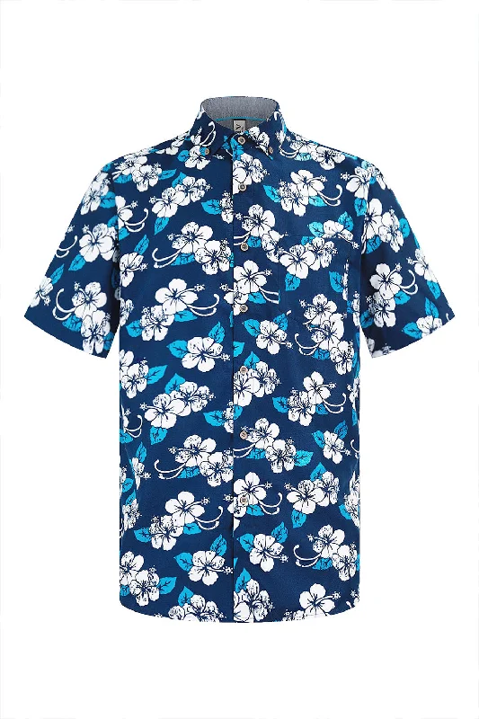 Weekend Discounts to Relish Men's Floral Print Button Down Short Sleeve Shirts