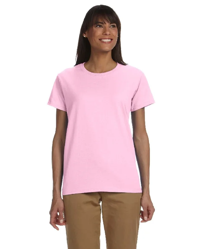 New Deal Gildan Ladies Ultra Cotton Heavyweight T-Shirt | Light Pink