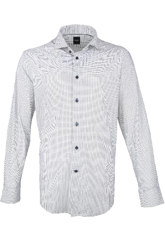 Time-Sensitive Serica Elite Half-Square Triangle  Dress Shirt Black