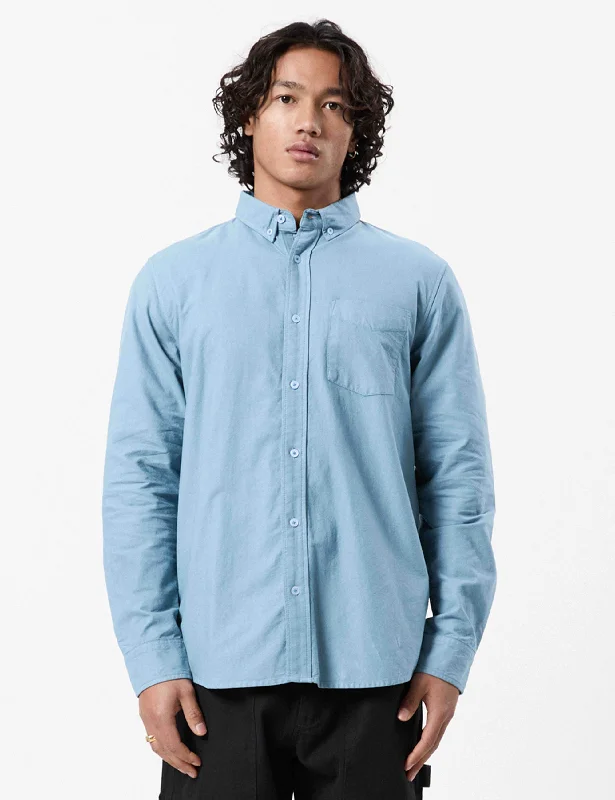 Special Savings Oxford Long Sleeve Shirt - Sky Blue