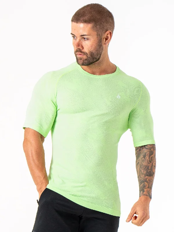 Weekend Bargains Galore Aero Core Seamless T-Shirt - Lime