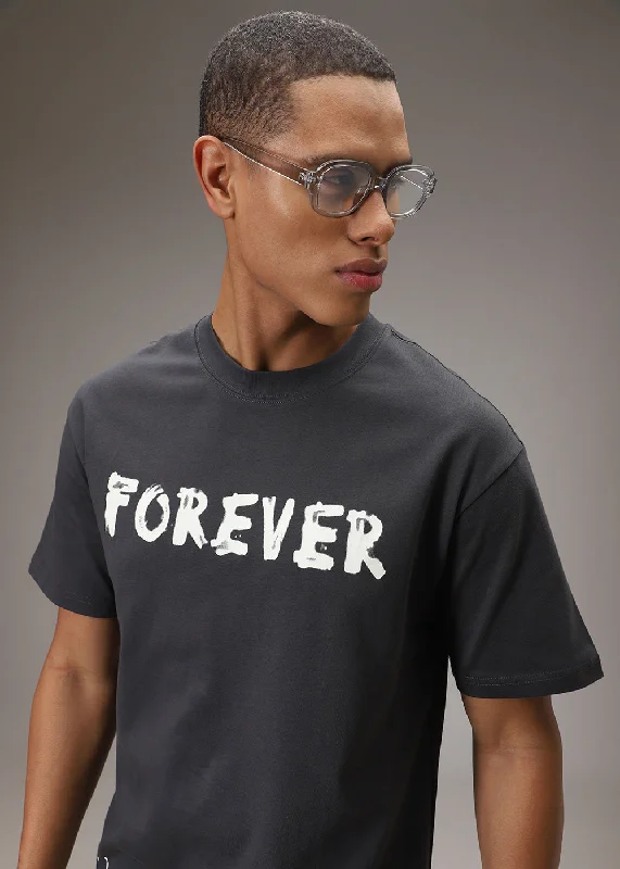 Savings Soar This Weekend Artistic Array Grey Oversized T-shirt