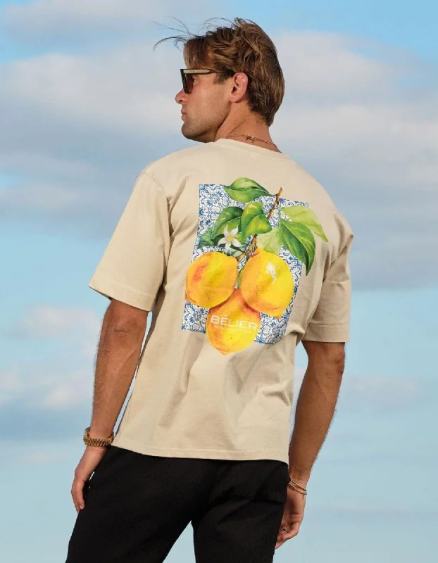 New Arrival Beige Citrus T-Shirt