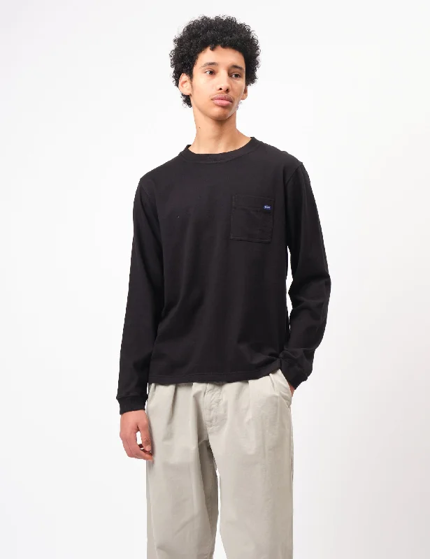 Discount Extravaganza Bhode Everyday Long Sleeve Jersey 300gsm - Washed Black