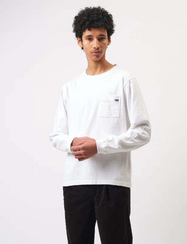 Season Finale Sale Bhode Everyday Long Sleeve Jersey 300gsm - White