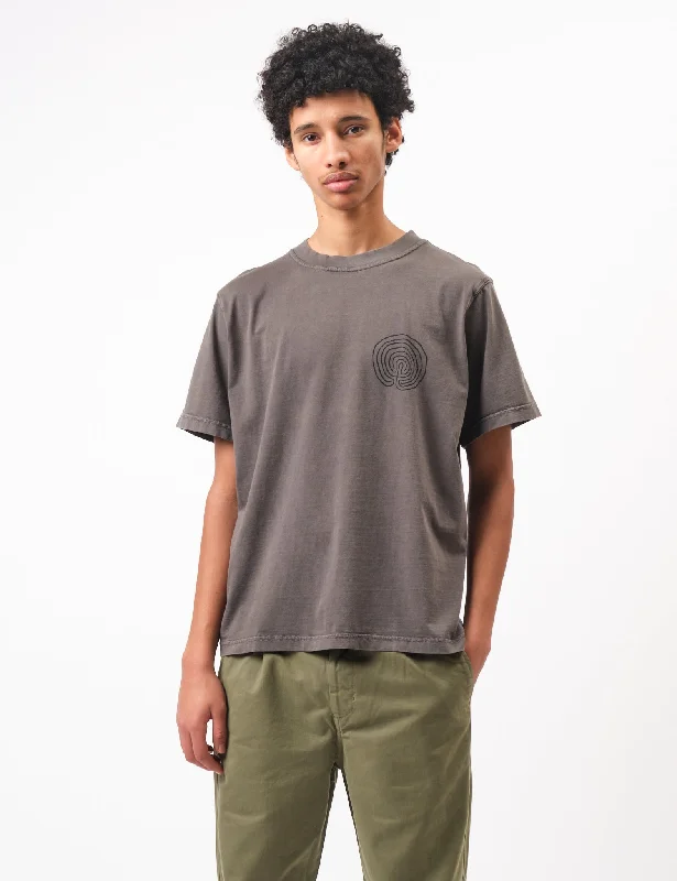Discount Days Bhode Myths Pigment Washed Tee - Paloma Grey