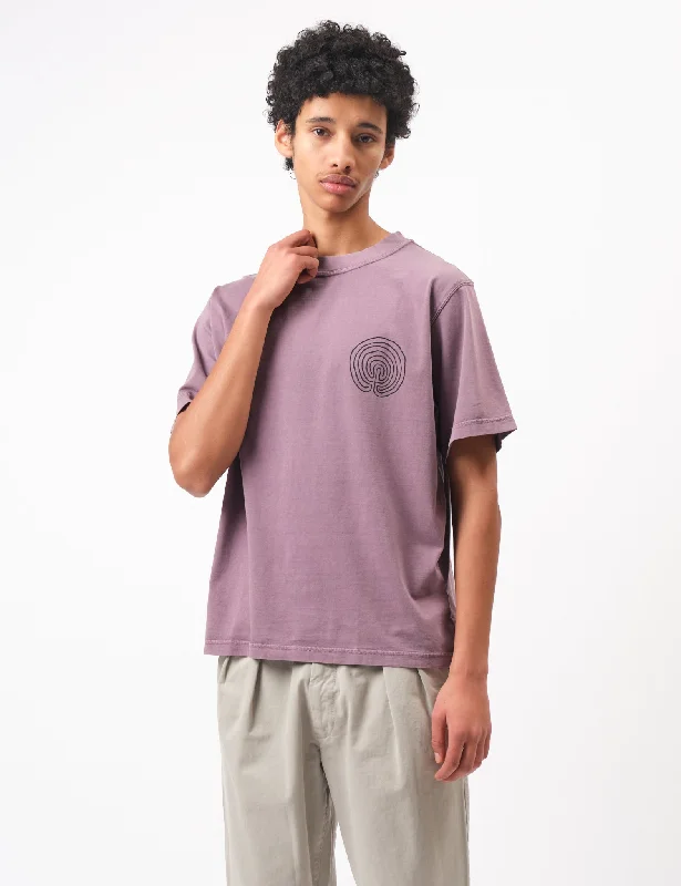 Savings Bonanza Bhode Myths Pigment Washed Tee - Plum