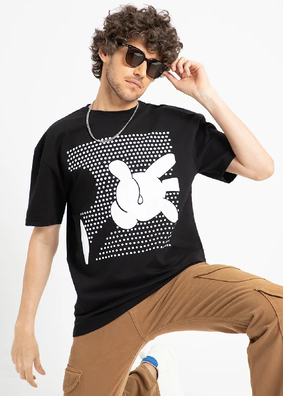 Exclusive Deal Black Oversized T-shirt