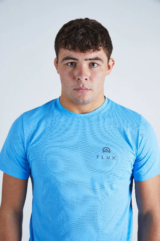 Savings Event Left Chest Logo T-Shirt - Baby Blue