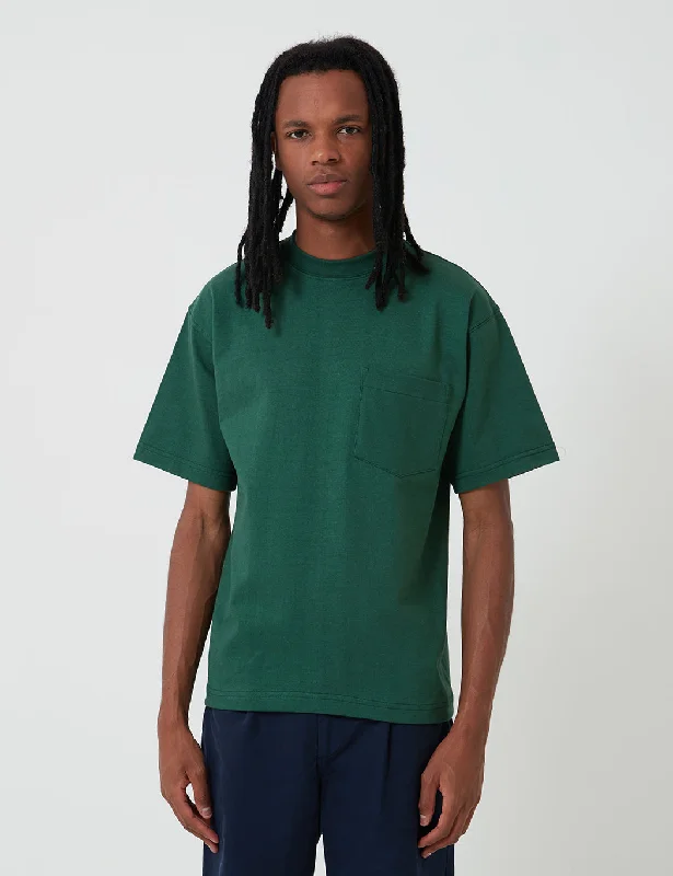 Limited Availability Camber Pocket T-Shirt (8oz) - Dark Green