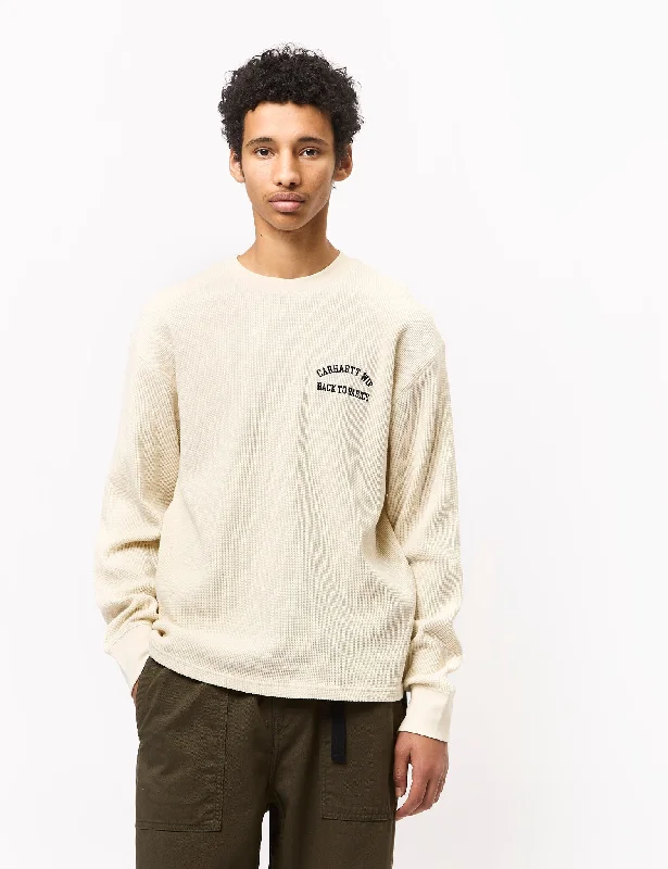 Steal Deal Carhartt WIP Basics Script T-Shirt (Loose) - Natural
