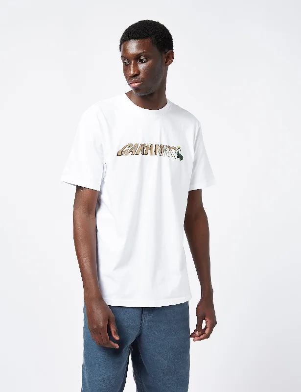 Overstock Carhartt-WIP Dandelion Script T-Shirt (Regular) - White