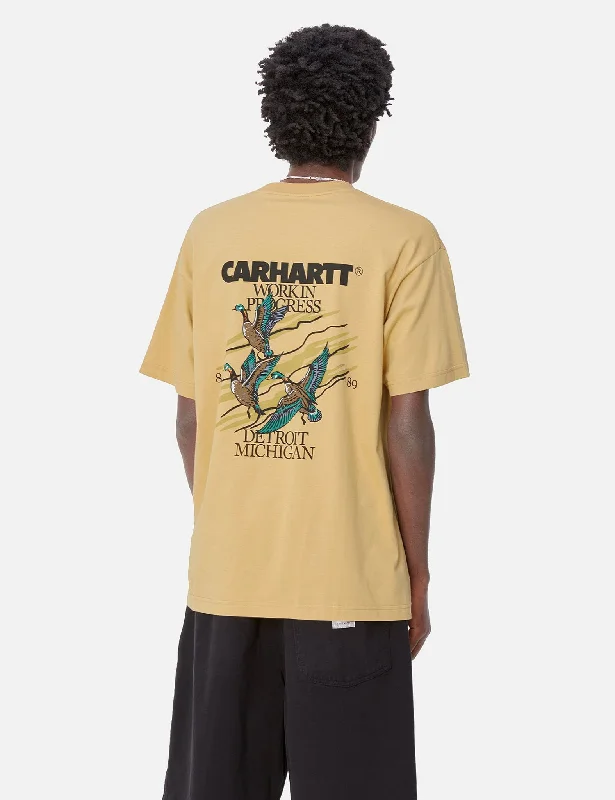 The Best Prices Carhartt WIP Ducks T-Shirt - Bourbon
