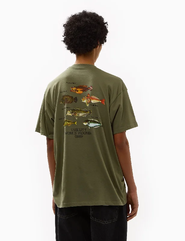 Buy Today Carhartt-WIP Fish T-Shirt (Loose) - Dollar Green