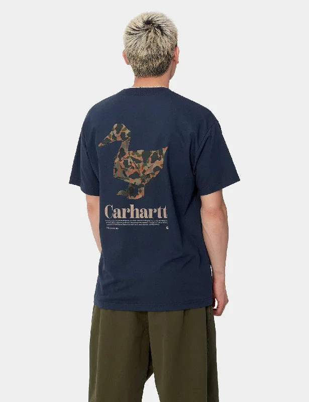 Blowout Deals Carhartt WIP Fold Duck T-Shirt (Loose) - Air Force Blue