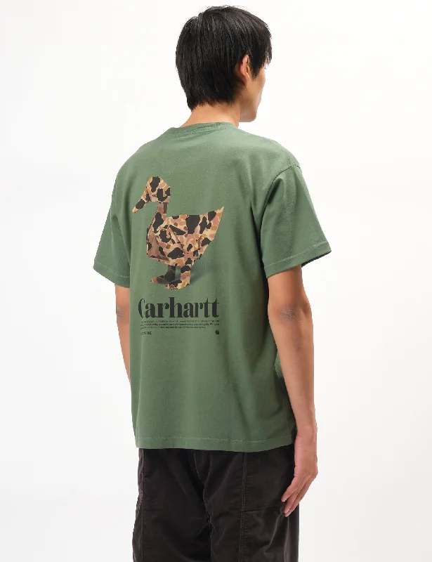 Pay Less Carhartt WIP Fold Duck T-Shirt (Loose) - Duck Green
